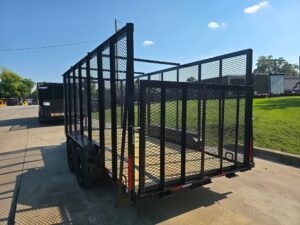 6.4′ x 16′ Debris Leaf Junk Trash Removal Loader Utility Trailer (2) 3500 Axles - Image 8