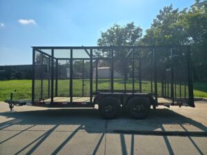 6.4′ x 16′ Debris Leaf Junk Trash Removal Loader Utility Trailer (2) 3500 Axles - Image 5