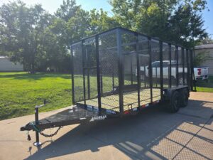 6.4′ x 16′ Debris Leaf Junk Trash Removal Loader Utility Trailer (2) 3500 Axles - Image 3