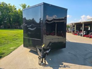 8.5×20 Enclosed Hybrid Black with Black Trim (2) 5200LB Axles - Image 2