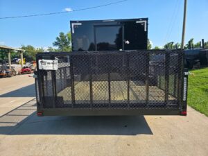 8.5×20 Enclosed Hybrid Black with Black Trim (2) 5200LB Axles - Image 5