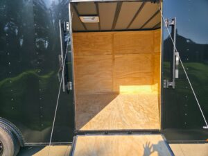 8.5×20 Enclosed Hybrid Black with Black Trim (2) 5200LB Axles - Image 21