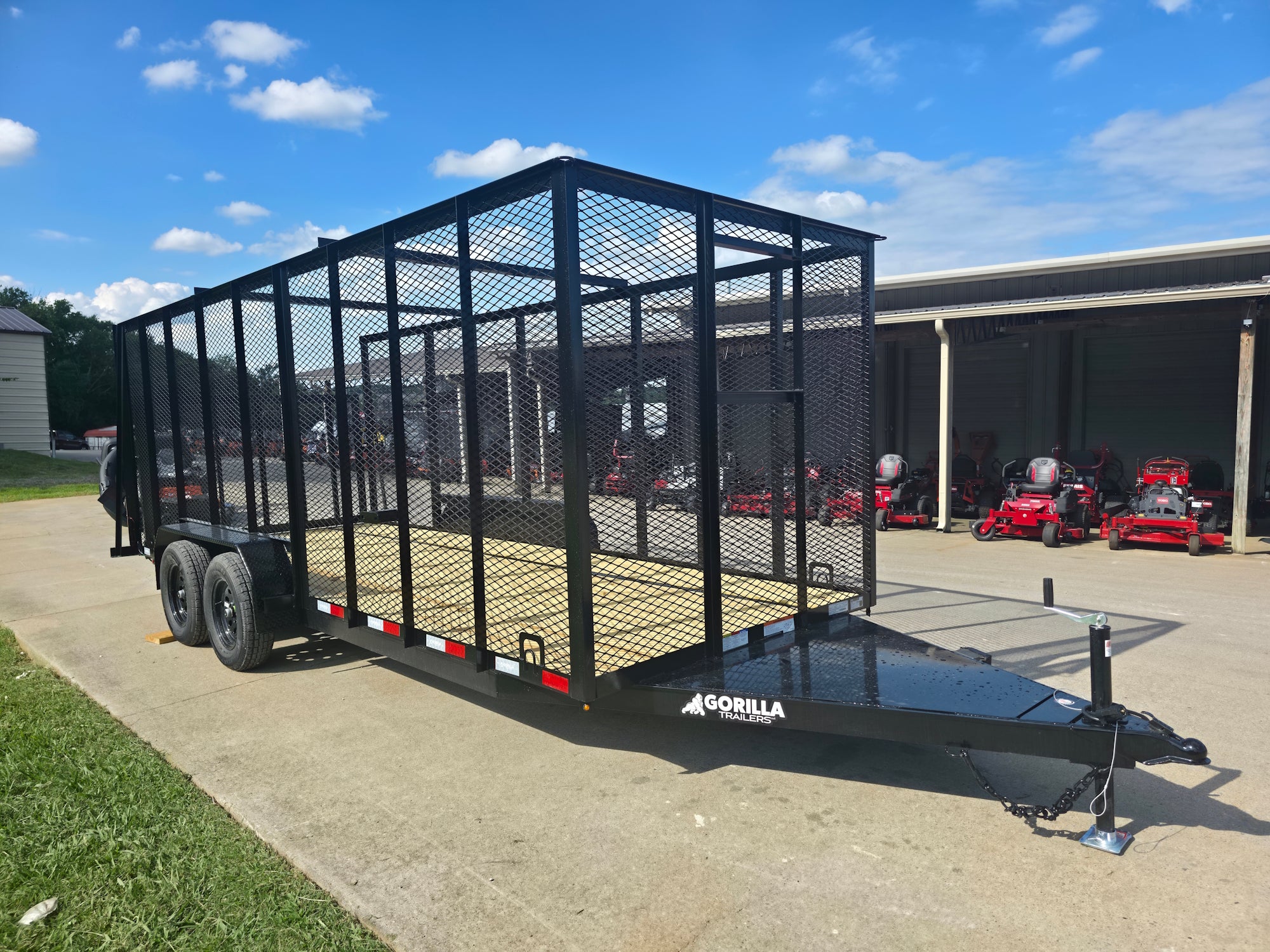 6.4′ x 18′ Debris Leaf Junk Trash Removal Loader Utility Trailer (2) 3500 Axles 6.4′ x 18′ Debris Leaf Junk Trash Removal Loader Utility Trailer (2) 3500 Axles - Image 1