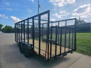 6.4′ x 18′ Debris Leaf Junk Trash Removal Loader Utility Trailer (2) 3500 Axles - Image 7