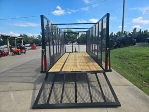 6.4′ x 18′ Debris Leaf Junk Trash Removal Loader Utility Trailer (2) 3500 Axles - Image 11