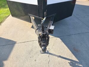 8.5×20 White V-Nose Enclosed Trailer with Blackout Pkg 9′ Interior (2) 10,000LB Axles - Image 13