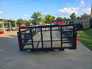 7×14 Tandem Utility Trailer (2) 5200lb Axles w/ Rear Brakes 2FT Mesh Sides Dovetail - Image 7