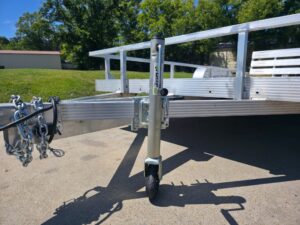 Used 6.4′ x 16′ All Aluminum Utility Trailer Dual Axle Straight Deck 7K GVWR - Image 14