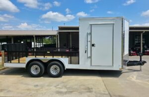 7×18 Hybrid Enclosed and Utility Trailer all in one (2) 5200LB Axles 10K GVWR - Image 10