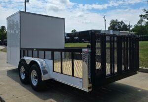 7×18 Hybrid Enclosed and Utility Trailer all in one (2) 5200LB Axles 10K GVWR - Image 7