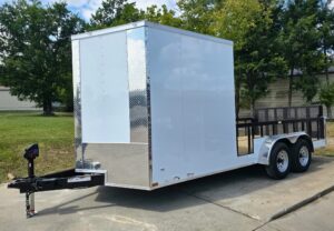 7×18 Hybrid Enclosed and Utility Trailer all in one (2) 5200LB Axles 10K GVWR - Image 3