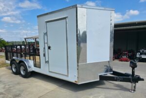 7×18 Hybrid Enclosed and Utility Trailer all in one (2) 5200LB Axles 10K GVWR - Image 6