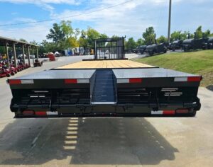 8.5×25 IBeam Deckover Trailer DoveTail (2) 7K Axles King Kong Ramps 14k GVWR - Image 8