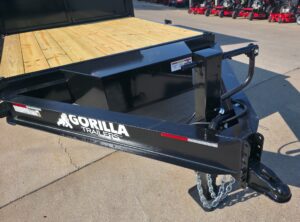 7×20 Hybrid Dump Utility Trailer with 3ft Sides Open Deck Equipment (2) 7K Axles - Image 13