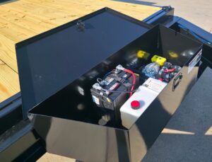 7×20 Hybrid Dump Utility Trailer with 3ft Sides Open Deck Equipment (2) 7K Axles - Image 14