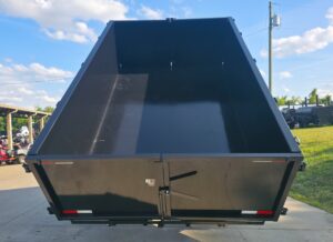 7×20 Hybrid Dump Utility Trailer with 3ft Sides Open Deck Equipment (2) 7K Axles - Image 9