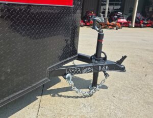 6×12 Enclosed Trailer Red V-Nose Blackout Package 3,500lb Axle Storage - Image 18