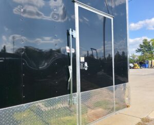 8.5×20 Enclosed Flat Nose with 9′ Interior Height (2) 7,000LB Axles - Image 16