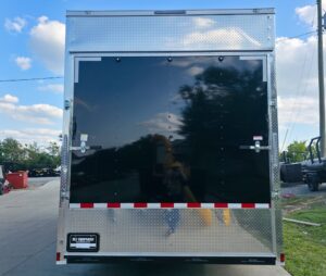 8.5×20 Enclosed Flat Nose with 9′ Interior Height (2) 7,000LB Axles - Image 8
