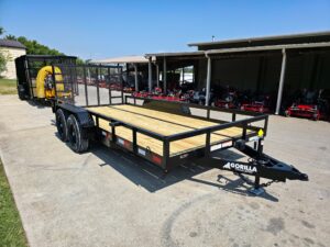 7′ X 16′ Straight Deck Heavy Duty Utility Trailer (2) 5,200lb Axles 10K GVWR - Image 2