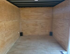 8.5×24 White Enclosed Hybrid with Side Ladder Racks (2) 7,000lb Axles 14K GVWR - Image 15