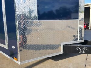 7x16x7 Indigo Blue Enclosed Trailer (2) 3500LB Axles - Image 13