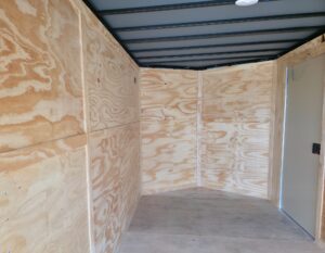 7x16x7 Indigo Blue Enclosed Trailer (2) 3500LB Axles - Image 19