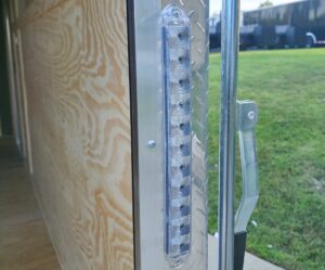 7x14x7 Enclosed Trailer White Flat Nose (2) 3500lb Axle - Image 15