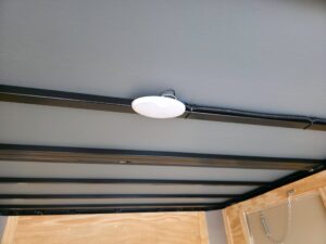 7x14x7 Enclosed Trailer White Flat Nose (2) 3500lb Axle - Image 13