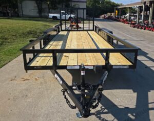6.4×18 Straight Deck Off Road Utility Trailer (2) 3,500lb Axle 7K GVWR - Image 2