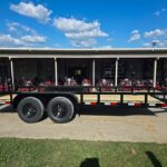 6.4×18 Straight Deck Off Road Utility Trailer (2) 3,500lb Axle 7K GVWR