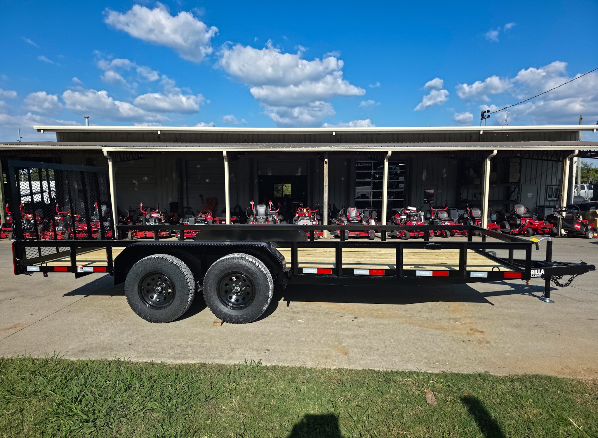 6.4×18 Straight Deck Off Road Utility Trailer (2) 3,500lb Axle 7K GVWR 6.4×18 Straight Deck Off Road Utility Trailer (2) 3,500lb Axle 7K GVWR - Image 1