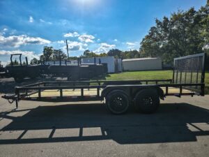 6.4×18 Straight Deck Off Road Utility Trailer (2) 3,500lb Axle 7K GVWR - Image 3