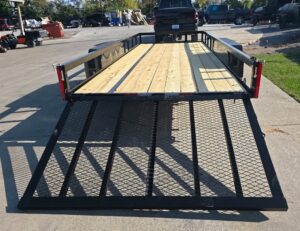 6.4×18 Straight Deck Off Road Utility Trailer (2) 3,500lb Axle 7K GVWR - Image 7