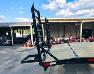 8.5×24 Deckover I-Beam Trailer Stand-Up Ramps (2) 5,200lb Axles 10k GVWR - Image 13