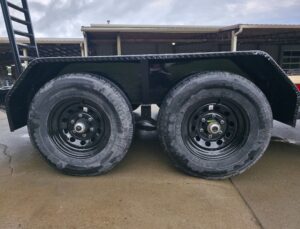 7×14 Equipment Trailer (2) 6000lb Axles with Stand-Up Ramps 12K GVWR - Image 22