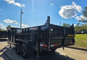 7×16 Gooseneck Telescopic Dump Trailer with 3ft Sides (2) 7K Axles 14K GVWR - Image 6