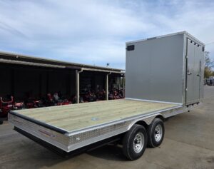 8.5×22 Hybrid Deckover Enclosed Trailer (2) 5200lb Axles - Image 5