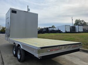 8.5×22 Hybrid Deckover Enclosed Trailer (2) 5200lb Axles - Image 3