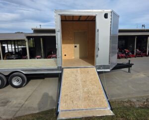 8.5×22 Hybrid Deckover Enclosed Trailer (2) 5200lb Axles - Image 6