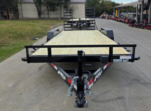 7X20 Equipment Trailer (2) 6000lb Axles with Stand-Up Ramps 12K GVWR - Image 4