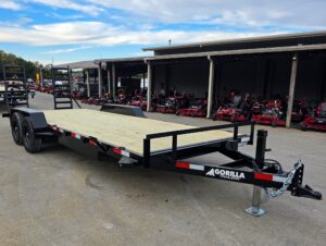 7X20 Equipment Trailer (2) 6000lb Axles with Stand-Up Ramps 12K GVWR - Image 2