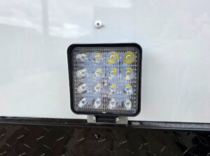 8.5×24 White Hybrid Trailer w/ Roof Covered Rear Deck 9′ Interior (2) 7,000lb Axles - Image 20