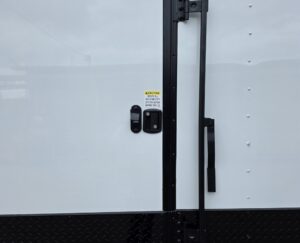 8.5×24 White Hybrid Trailer w/ Roof Covered Rear Deck 9′ Interior (2) 7,000lb Axles - Image 24