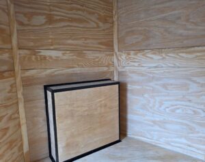8.5×24 White Hybrid Trailer w/ Roof Covered Rear Deck 9′ Interior (2) 7,000lb Axles - Image 27