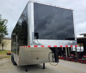 8.5X26 Gooseneck Enclosed Trailer with 9′ Interior (3) 7,000lb Axles - Image 4