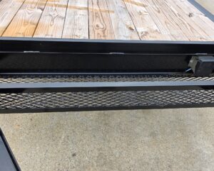 7×16 I-Beam Equipment Skid Steer Trailer (2) 5200lb Axles with Stand-Up Ramps 10K GVWR - Image 15