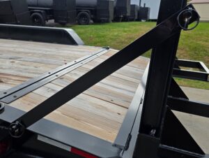 7×16 I-Beam Equipment Skid Steer Trailer (2) 5200lb Axles with Stand-Up Ramps 10K GVWR - Image 16