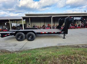 7′ x 18′ Gooseneck Equipment Trailer (2) 7K Axles King Kong Ramps 14k GVWR - Image 6