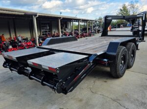 7′ x 18′ Gooseneck Equipment Trailer (2) 7K Axles King Kong Ramps 14k GVWR - Image 7